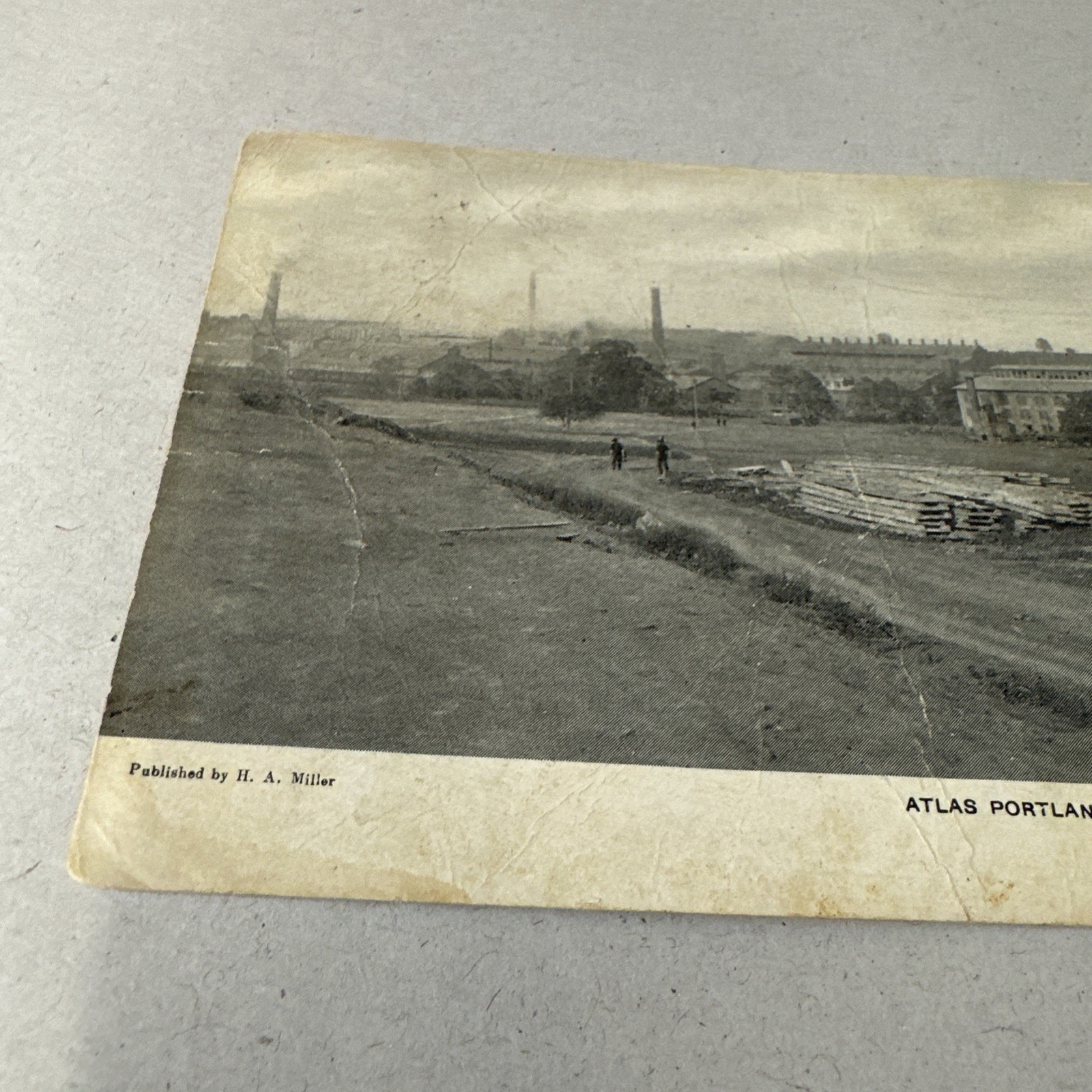 Siegfried Pennsylvania Atlas Cement Works 1908 Old Divided Back Postcard RPPC