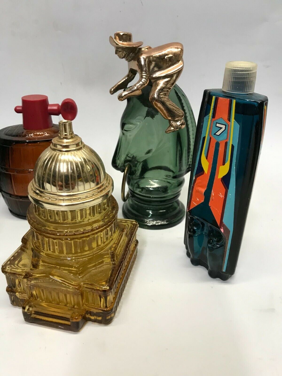 Vintage 1970s Avon for Men Muliple Avon Leather After Shave EMPTY BOTTLES