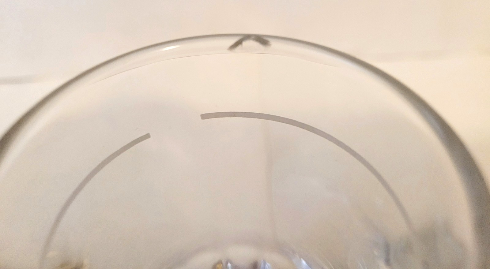Old School Clear Solid Line w Space Shot Glass Barware Standard Free Shipping