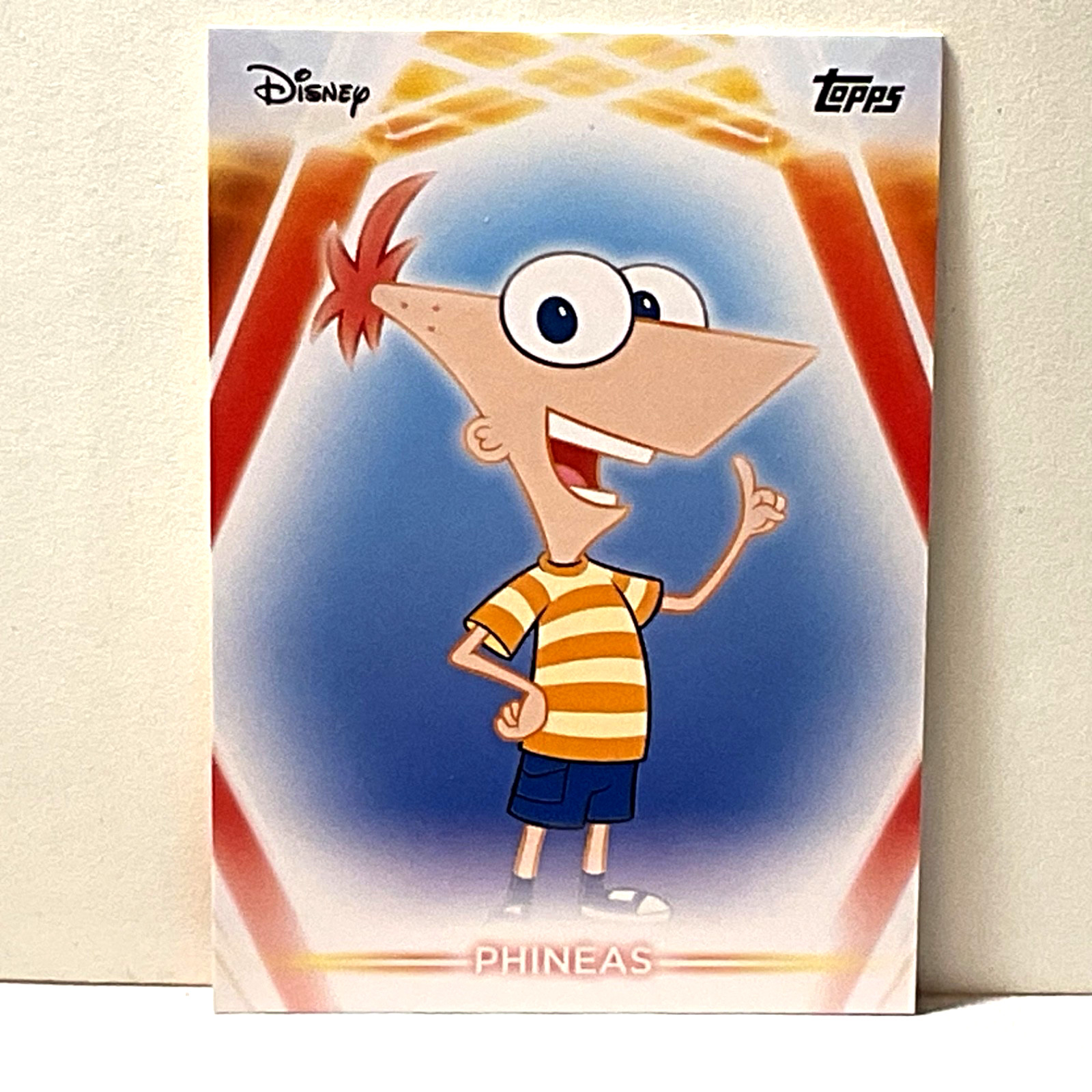 Phineas 2026 Topps Disney Neon Base #1 Phineas & Ferb