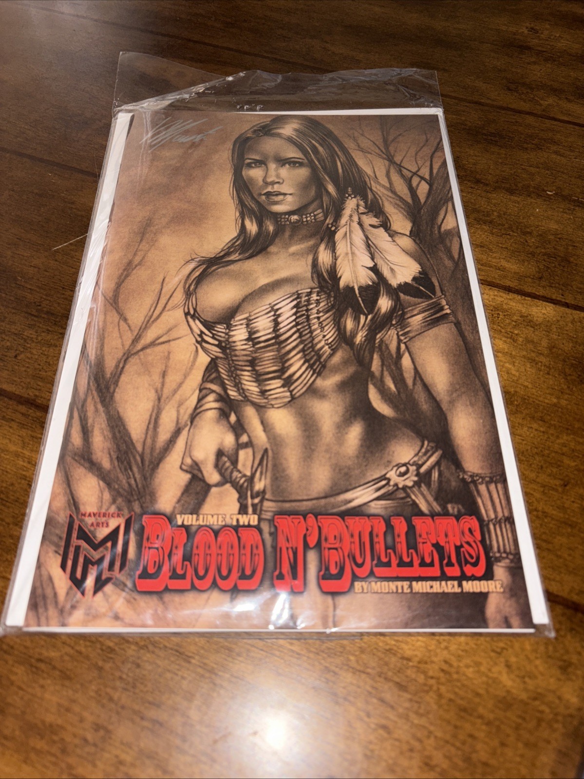 Blood N’ Bullets #2 Black Bird Rising Cover Monte Michael Moore