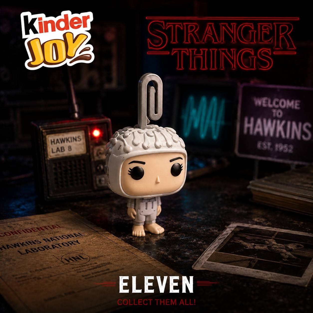 Kinder Joy Stranger Things Mini Figure Collectible Choose Your Figure NEW