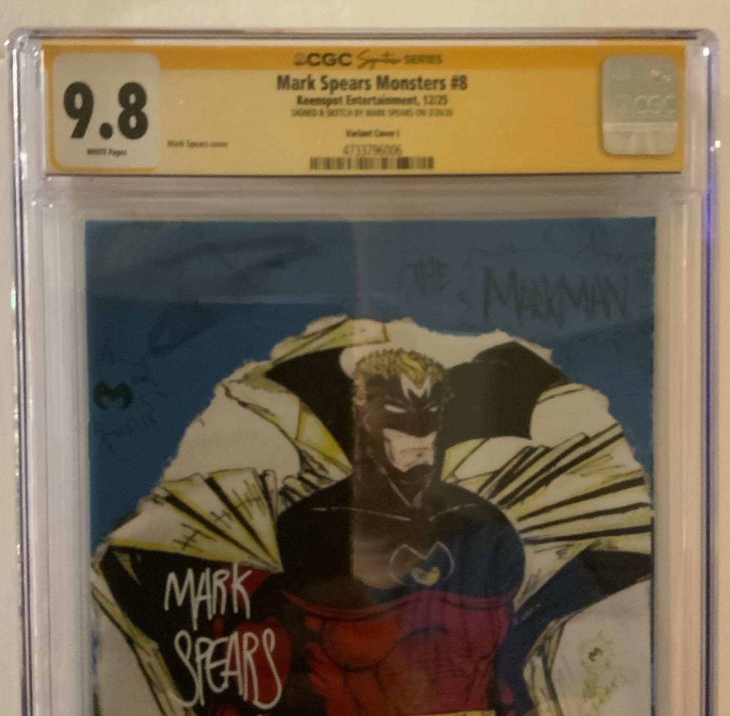 Mark Spears Monsters #8 Markman Notebook LTD 250 SIGNED/REMARKED CGC 9.8