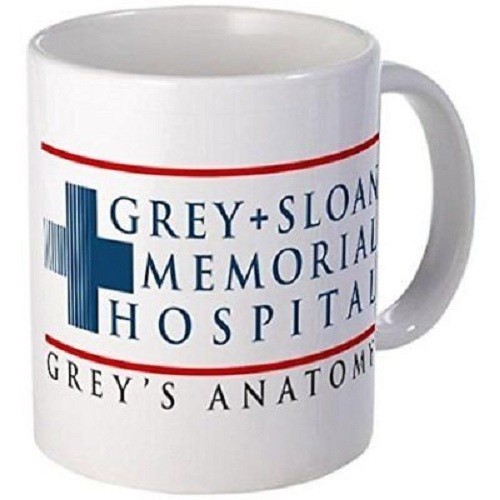 11oz mug Grey Sloan Memorial Hospital – White Ceramic Coffee Cup