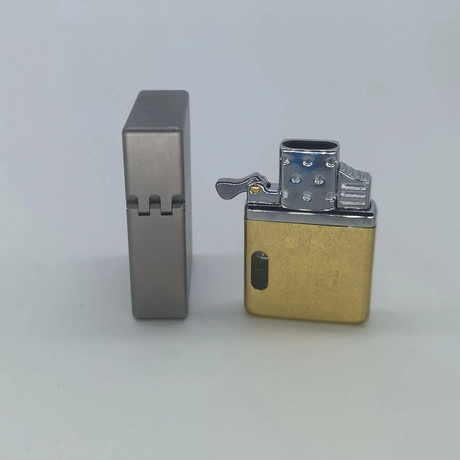 ZORRO 912s Windproof Titanium Lighter Set Brass Fuel Tank & Dual Jet Inserts