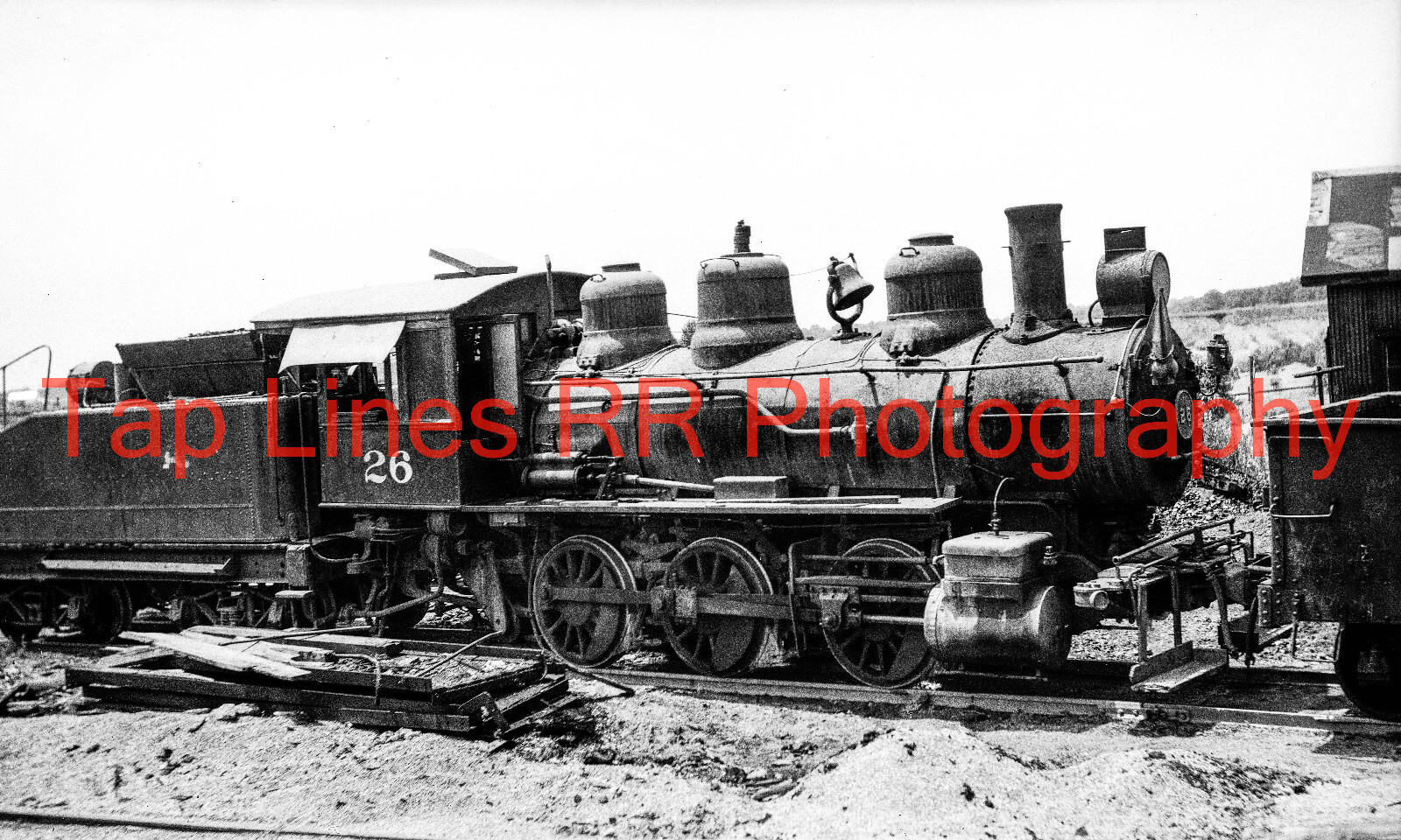 Interstate Sand & Gravel Co. #26 0-6-0 Covington Ind 6-26-1948 New 5×8 Photo