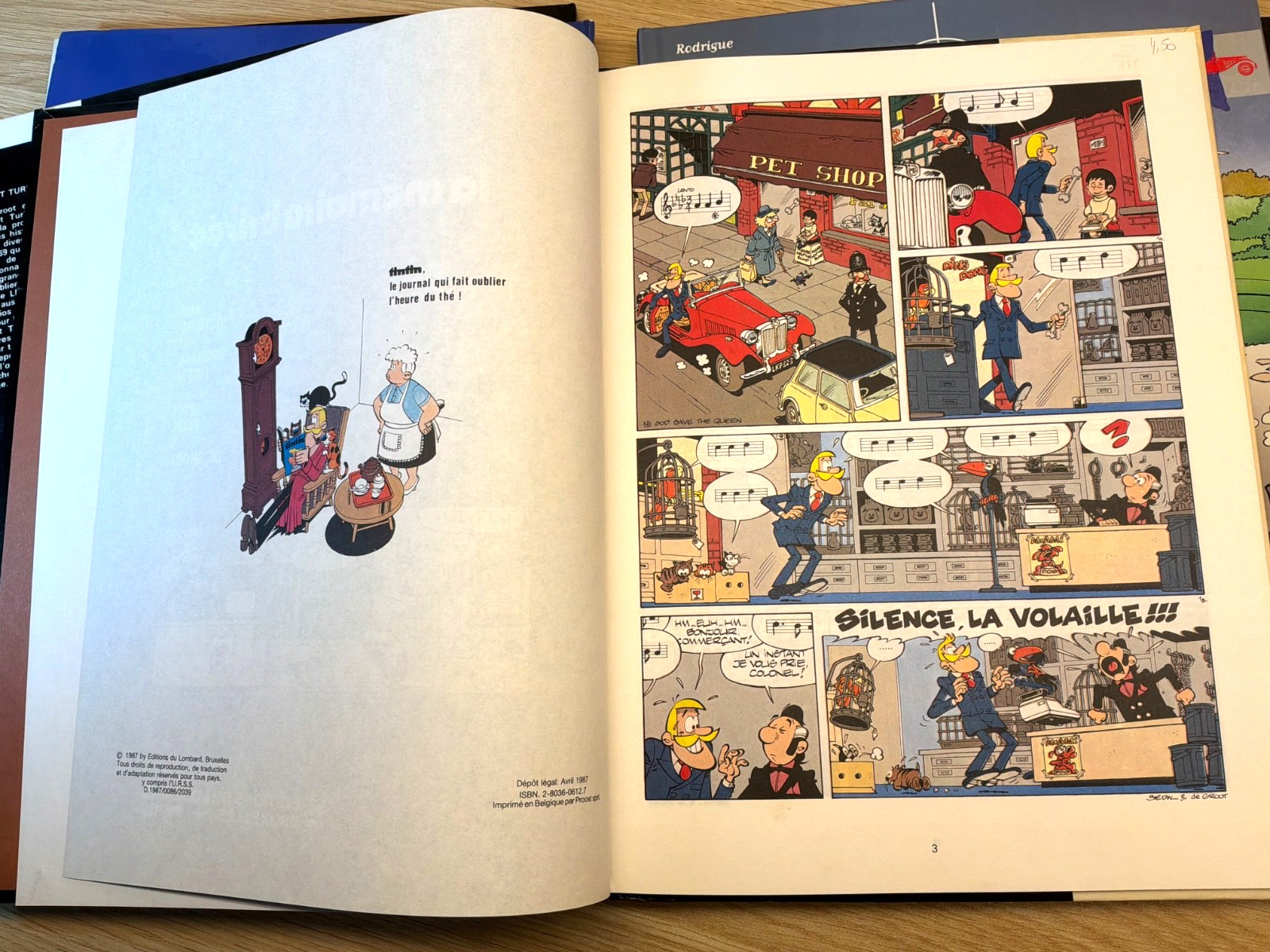 Aventures du colonel Clifton, 6-Book Lot French Hardcover Comics Original Ed.