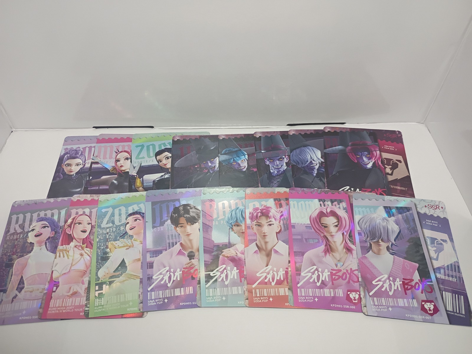 Kpop Demon Hunters Energy SSR Complete Set KPDH01-SSR-001 thru SSR- 016 SKU#001