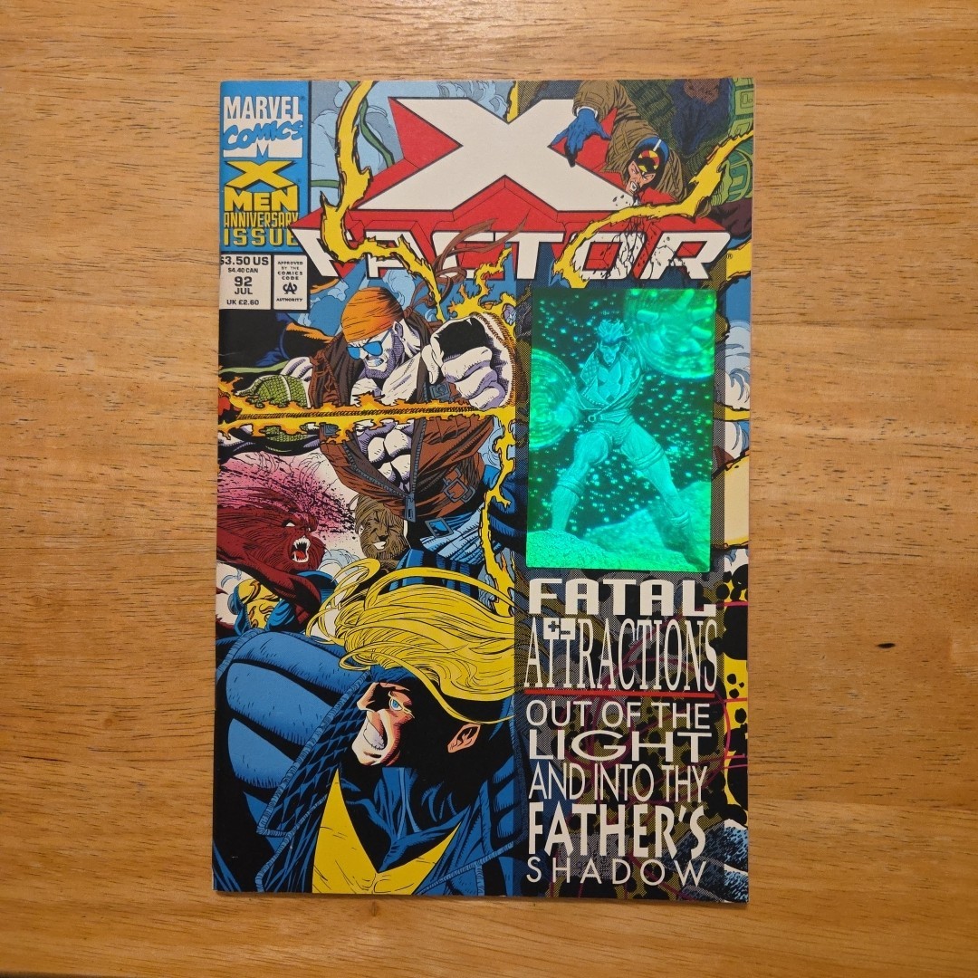 X-Factor #92 Vintage Collector’s Wraparound Cover Marvel Comiocs 1993