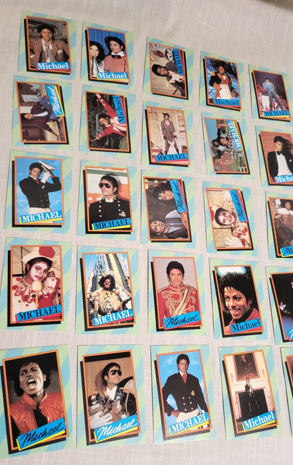 MICHAEL JACKSON 1984 TOPPS COMPLETE SET OF 66 CARDS #218