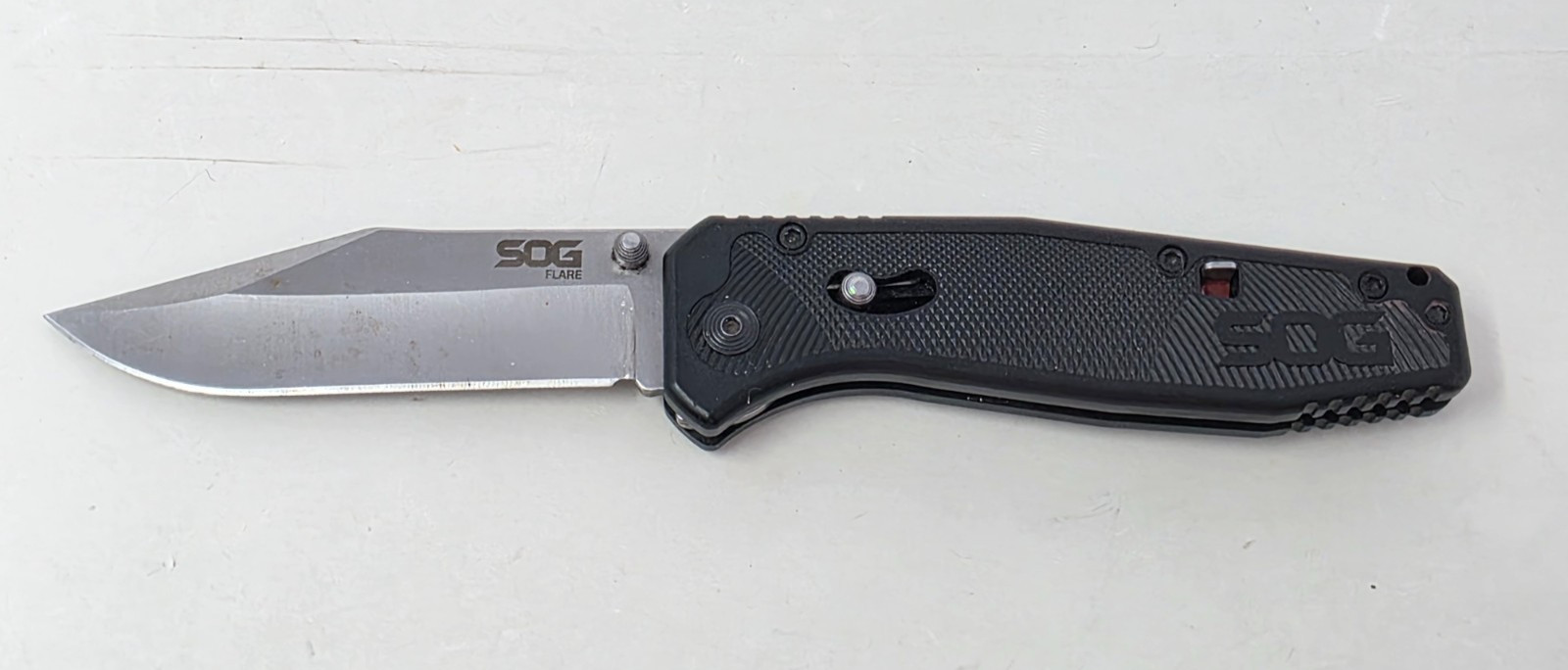 SOG Flare Assisted Folding Stainless Steel Pocket Knife