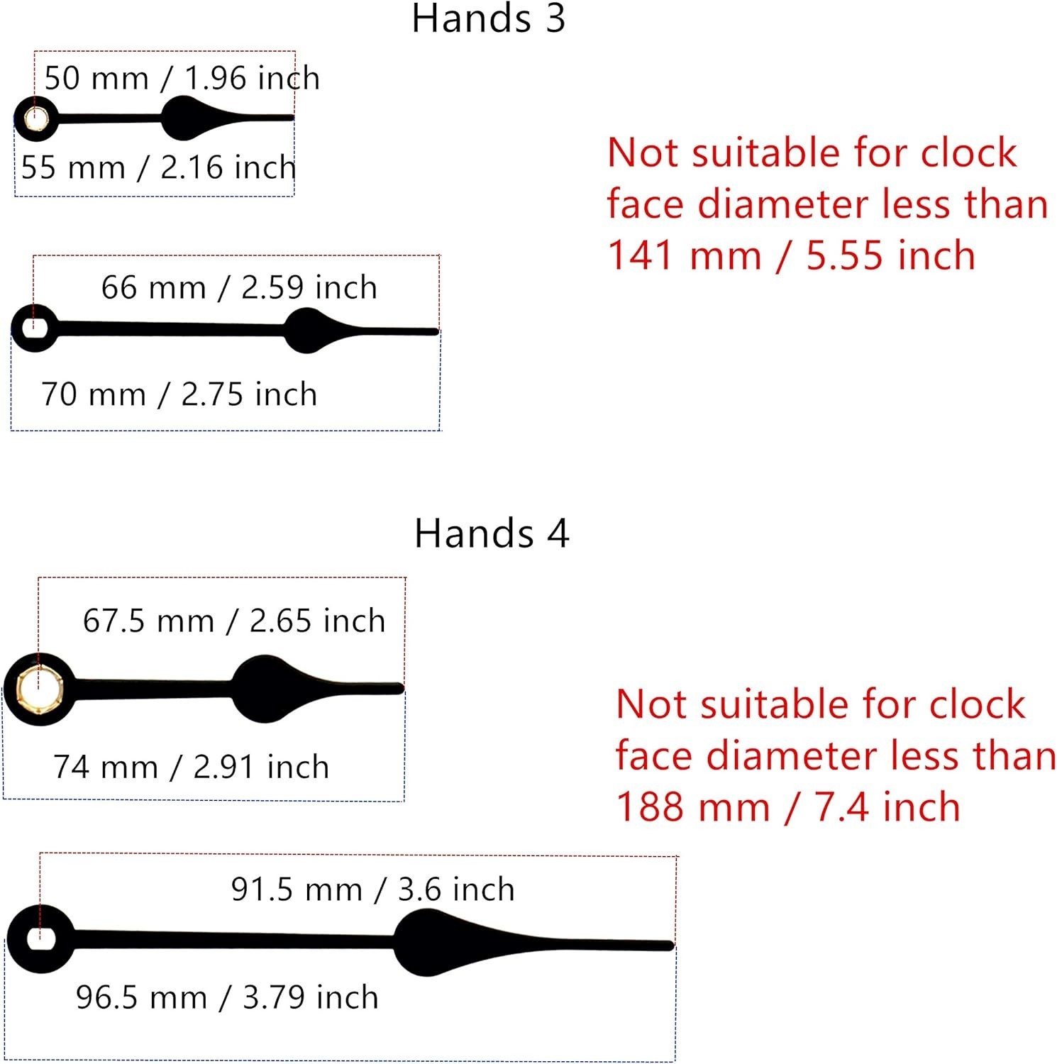 Versatile Quartz Clock Movement for DIY Projects – Includes Multiple Clock Hands