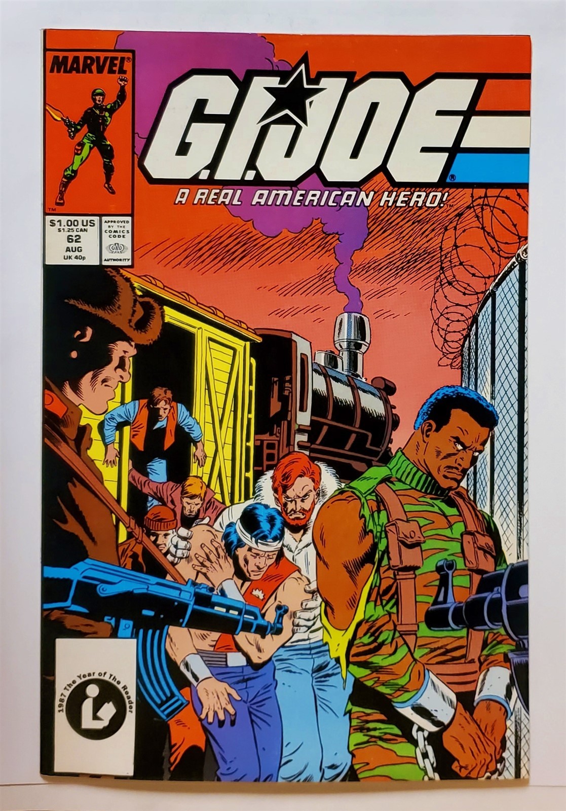 G.I. Joe, a Real American Hero #62 (Aug 1987, Marvel) 8.5 VF+
