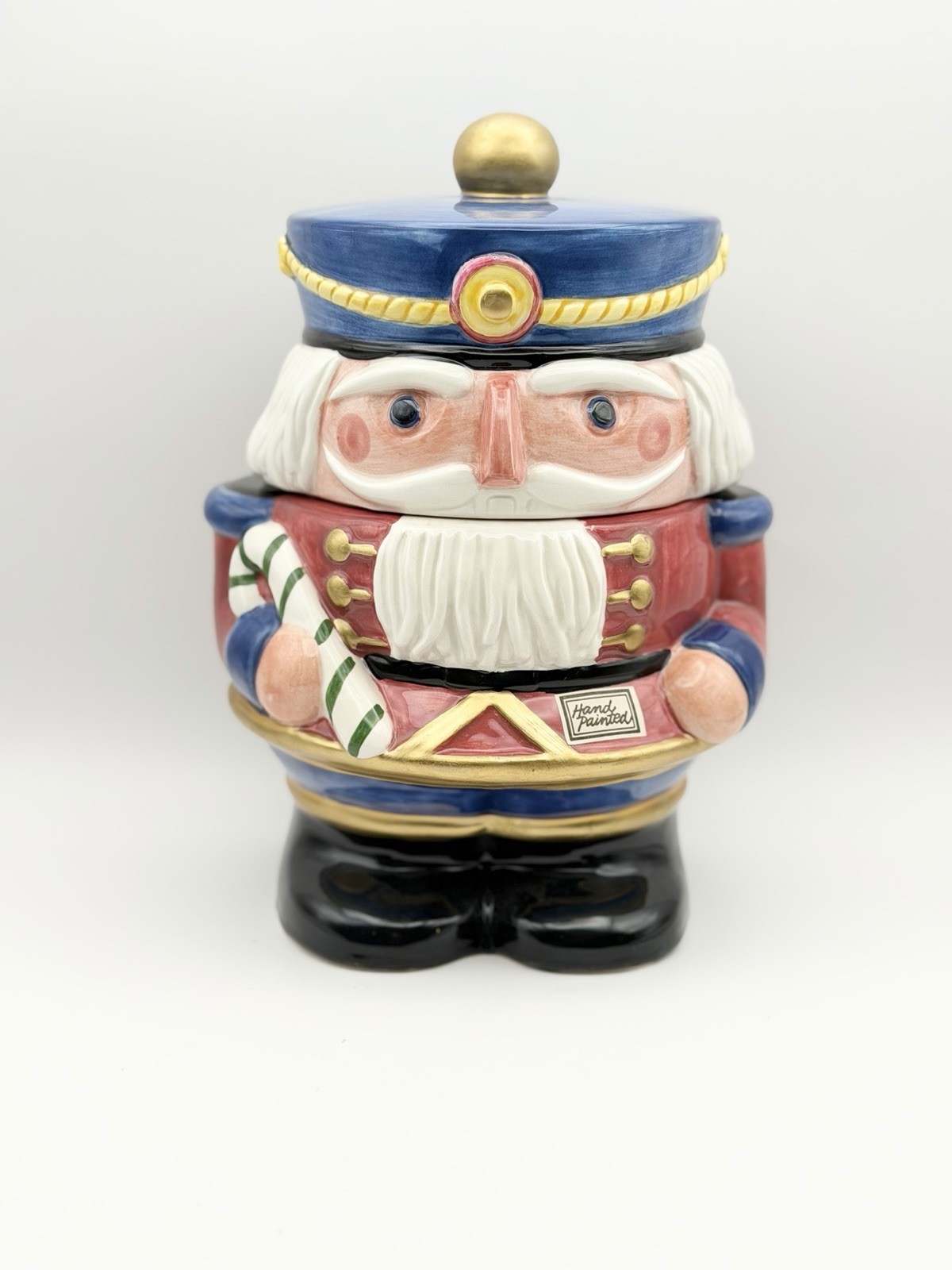 Fitz & Floyd 1992 “Nutcracker Sweets”Ceramic Christmas Holiday Cookie Jar