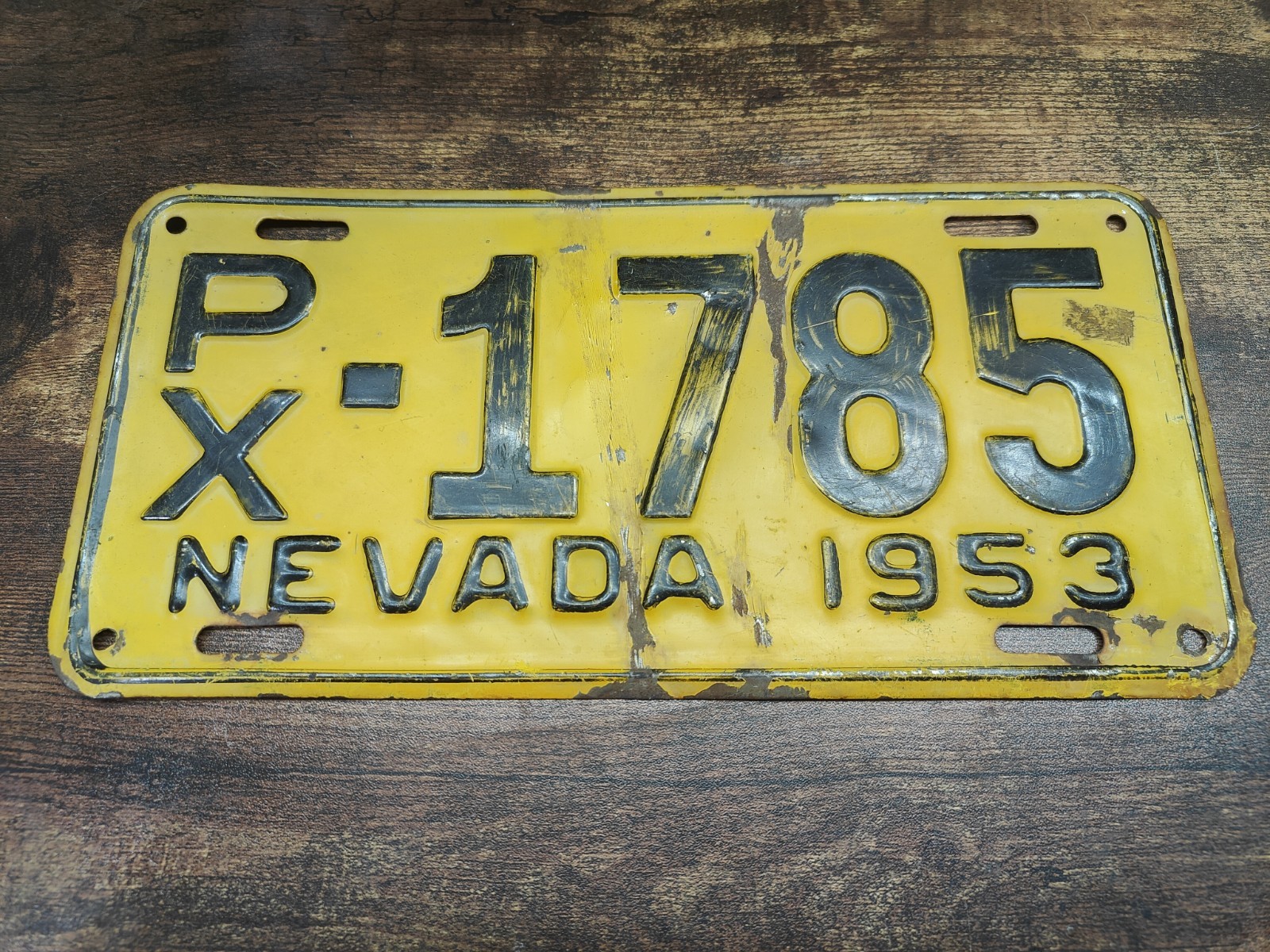 Nevada License Plate Tag Classic Car 🚗 Antique Auto 1953 53 50s PX 1785