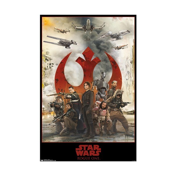 Star Wars: Rogue One – Assemble 22.375″x34″ Rolled Wall Poster