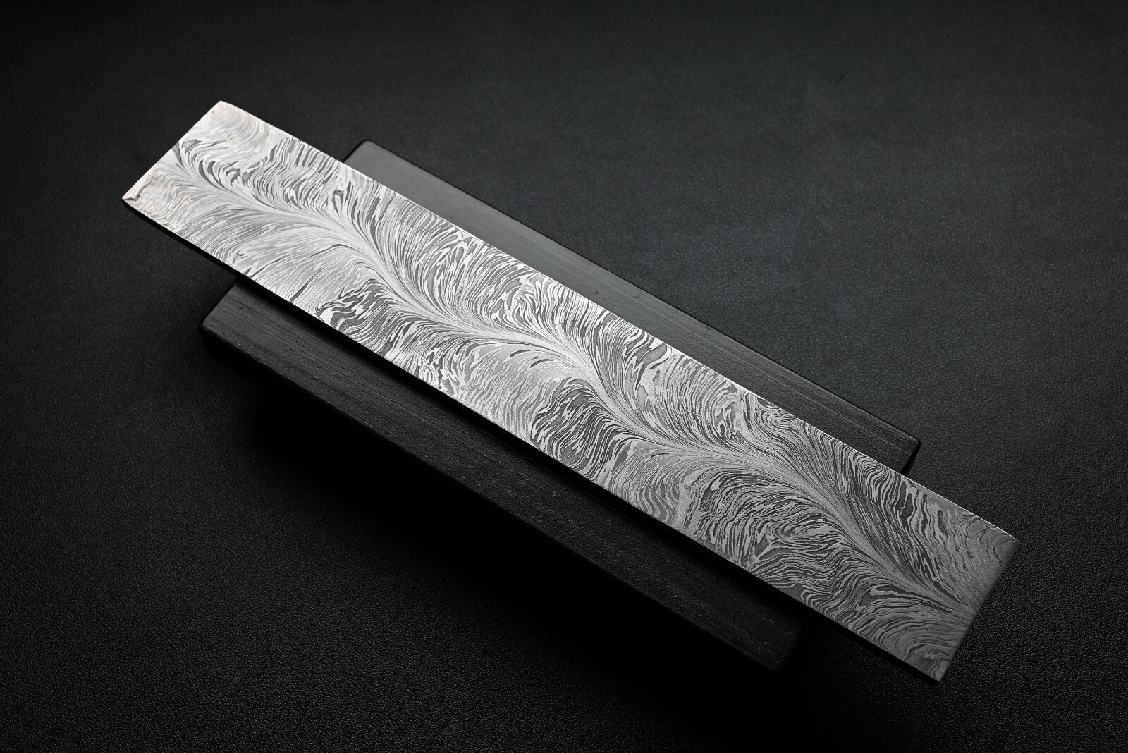 The Forged Factory Handmade Damascus Steel Billet for Knife Making Snake Pattern