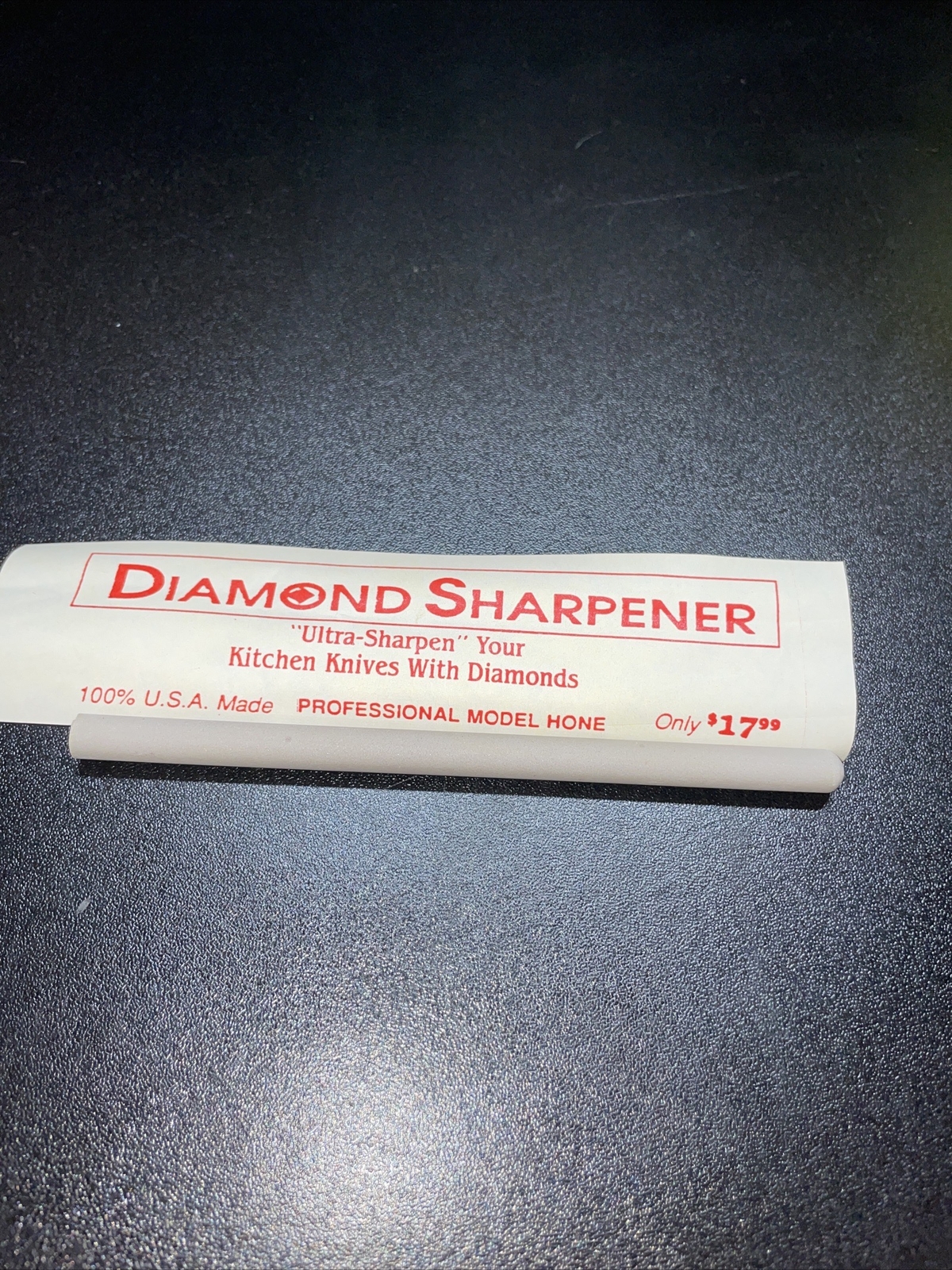 Vintage Diamond Sharpener Professional Model 5.25” Hone USA Made New Old Stock