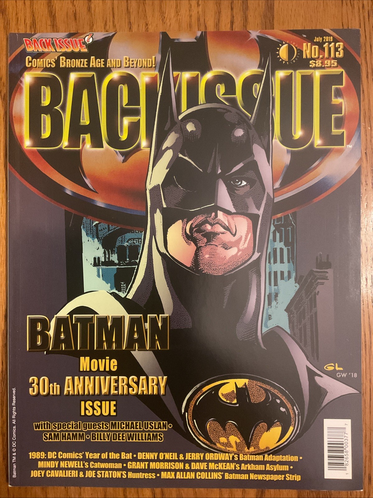Backissue Magazine #113 July2019 Batman Denny O’Neil Jerry Ordway Grant Morrison
