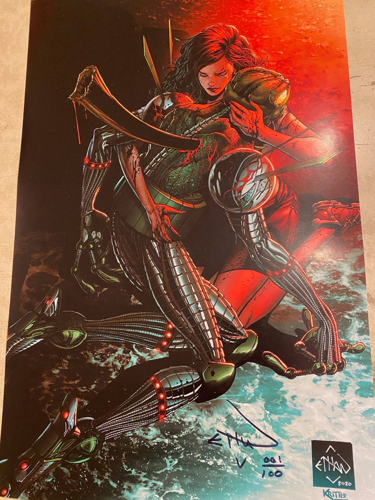 CYBERFROG Limited Print #5 Signed and numbered ltd 100 IDES OF MARCH