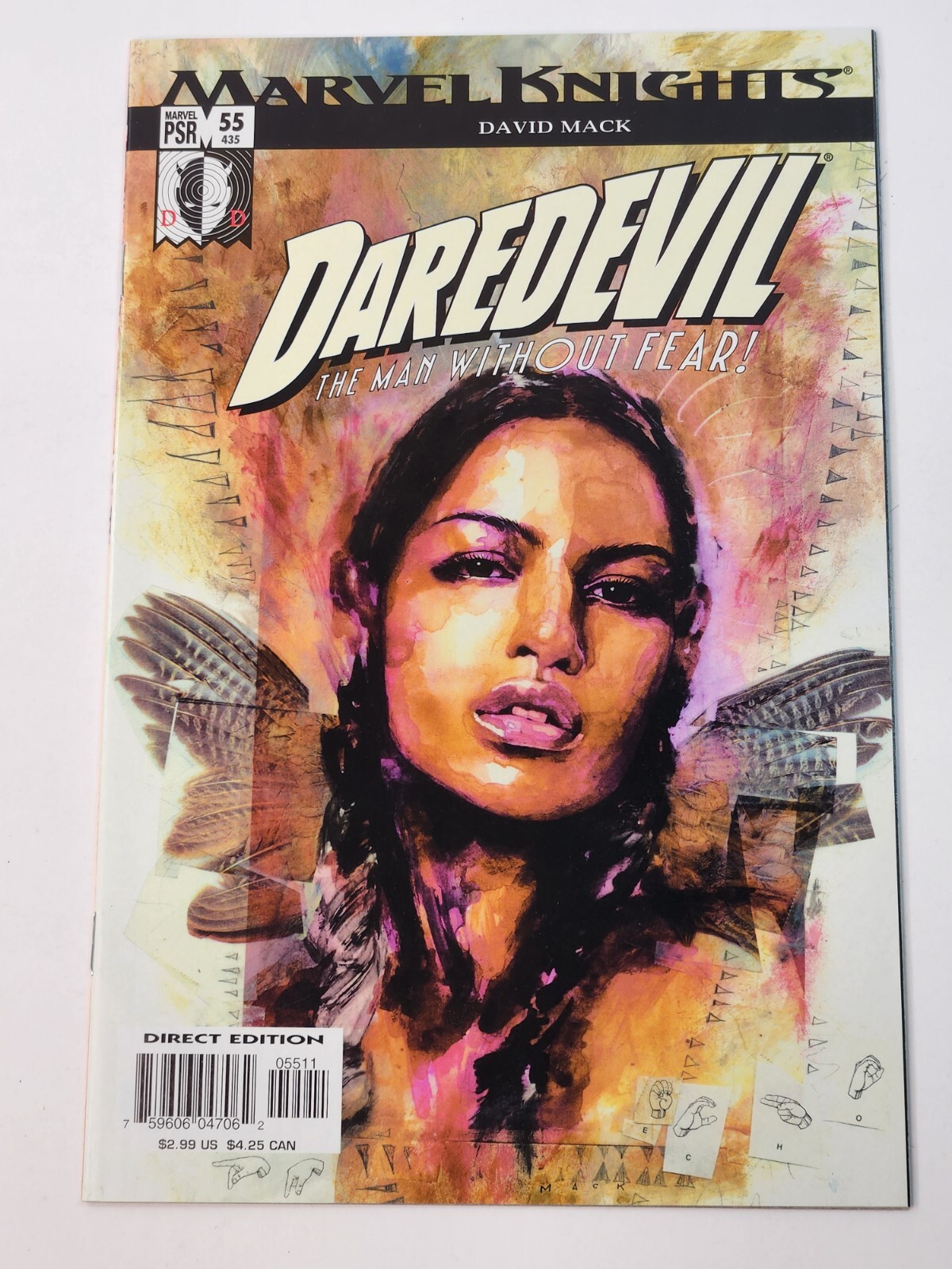 Daredevil 55 Origin of Echo Pt 5 David Mack Cover Story Art 2004 Disney+ Series