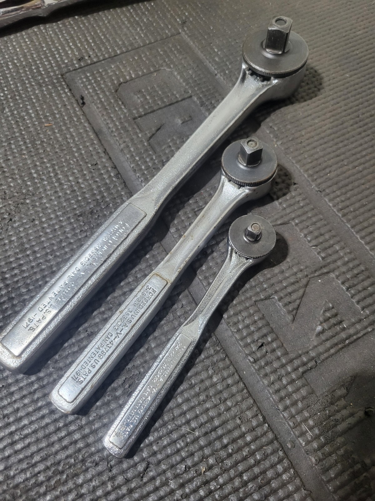 Craftsman USA RHFT Ratchet Set PAT 1971