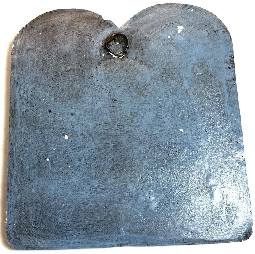 Miniature Ten Commandments Tablet Poured Plaster Mold, A Few Nicks – Pre-owned