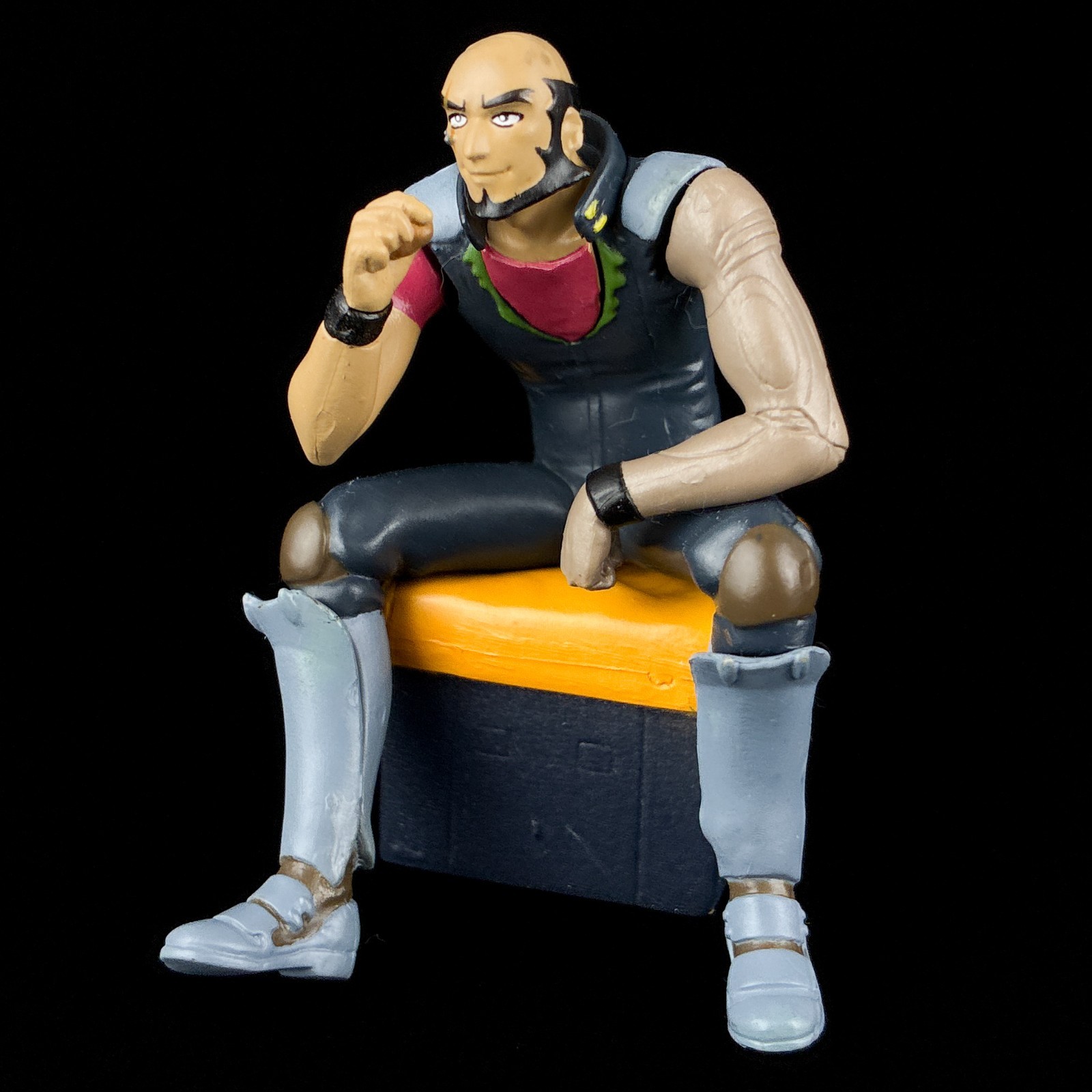 Vintage Bandai Cowboy Bebop Jet Black HGIF High Grade Anime Figure Japan Import