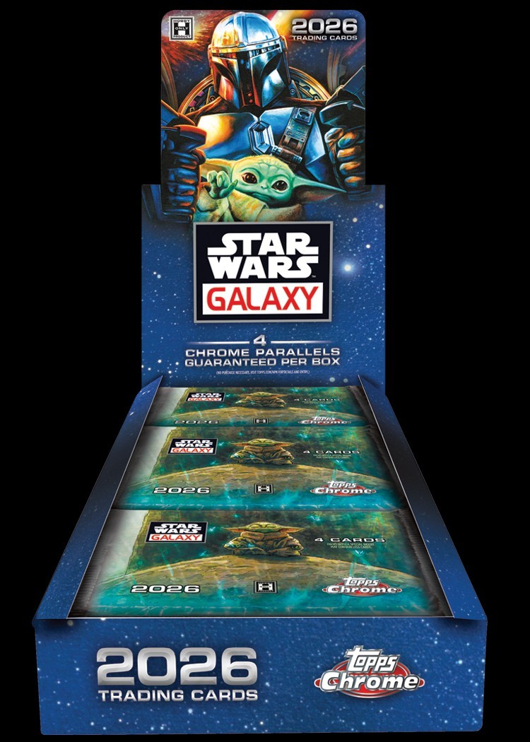 2026 Topps Star Wars Chrome Galaxy Hobby Box – Factory Sealed – Presale