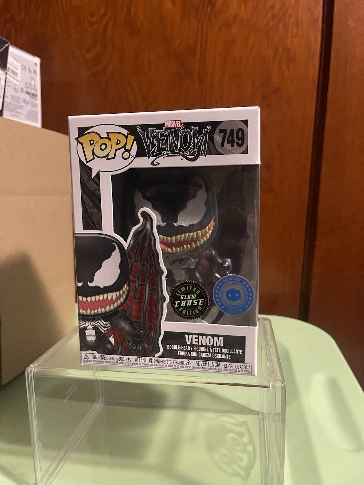 Funko Pop! Venom 749 (Chase) Glow In The Dark — Rare Figure