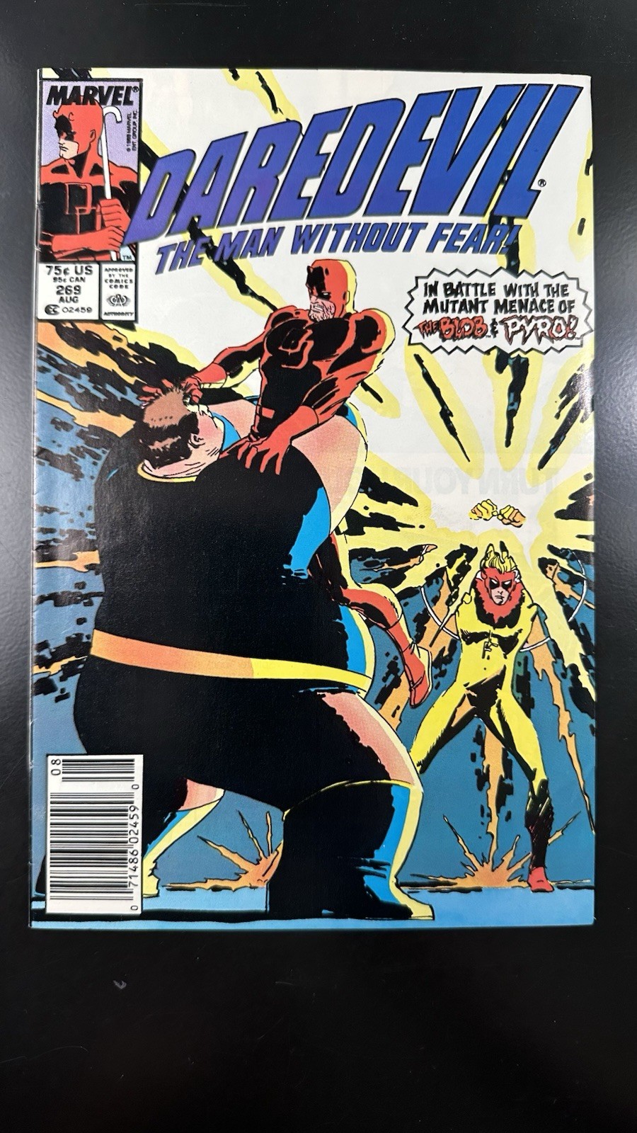Daredevil #269 Newsstand John Romita Cover Marvel Comics 1989 HIGH GRADE