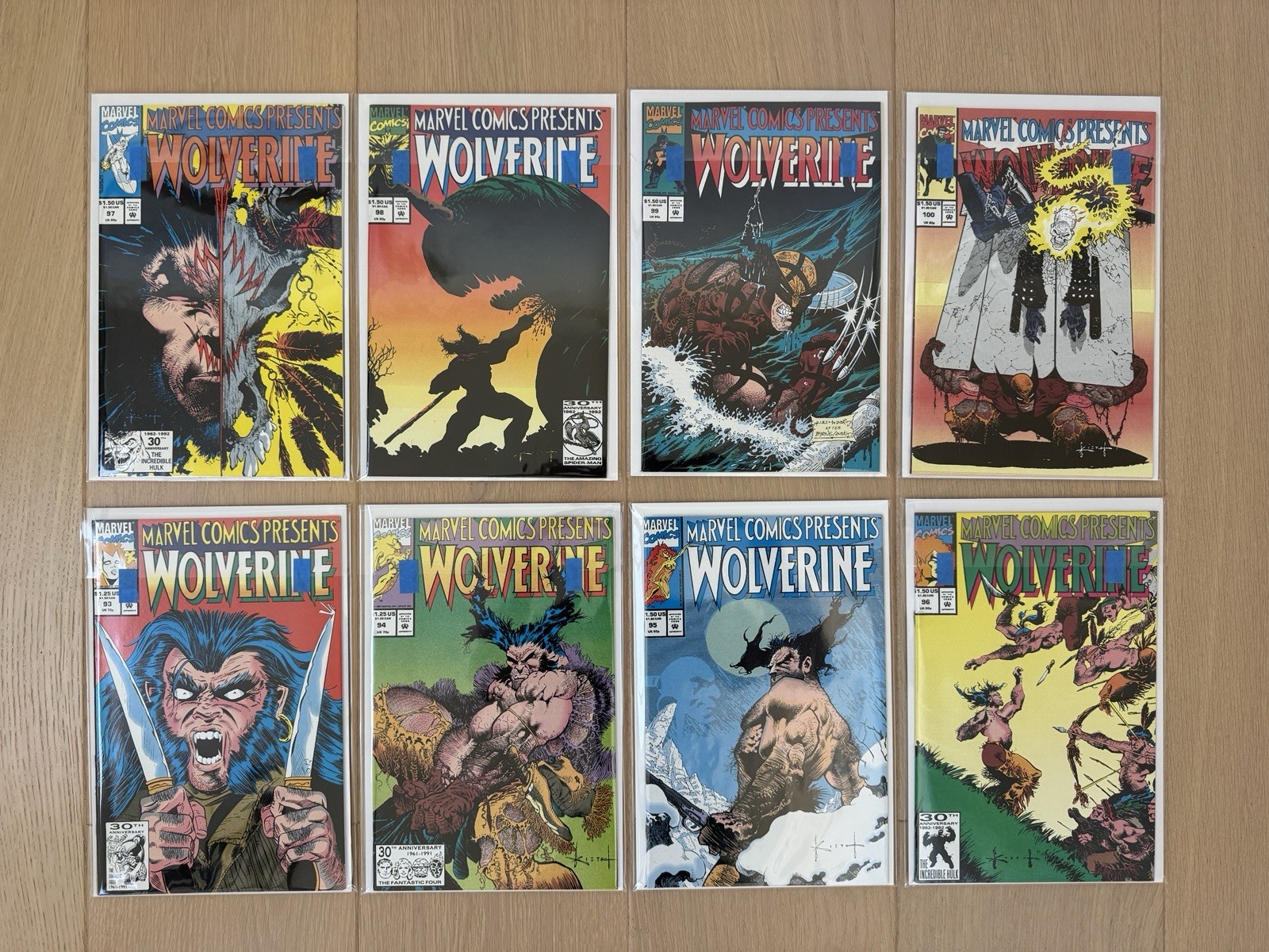 Marvel Comics Presents Wolverine 85-100 NM- Full Complete Set Lot Run Sam Kieth