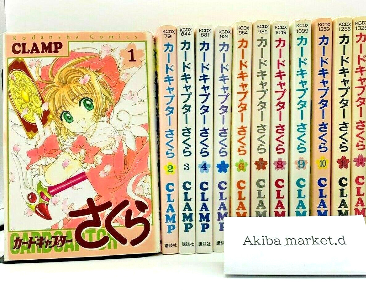 CARDCAPTOR SAKURA Japanese Language Vol.1-12 Complete Full Set Manga Comics