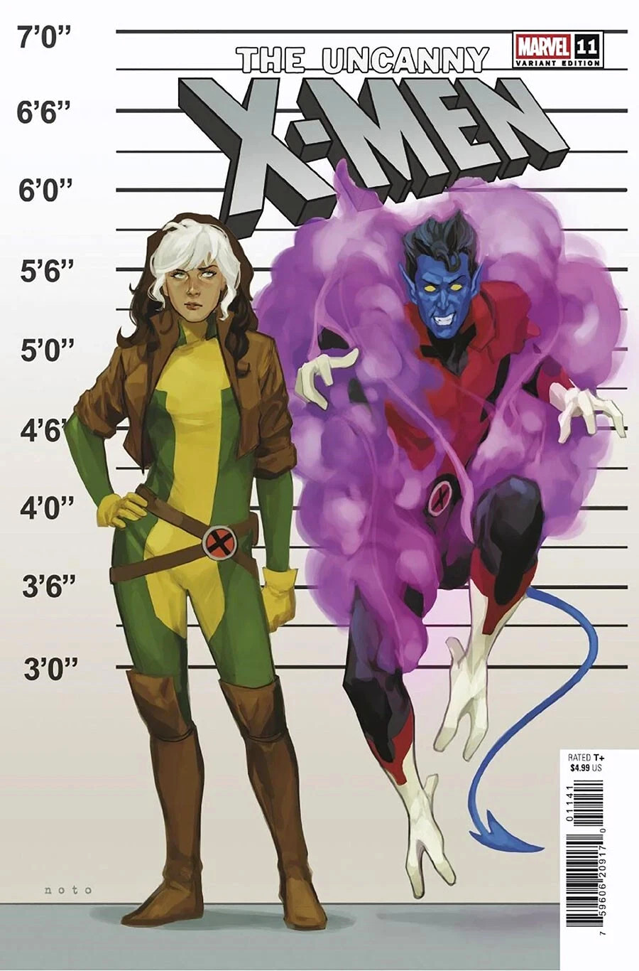UNCANNY X-MEN #11 VARIANT COVER BY PHIL NOTO NM MARVEL COMICS 2025