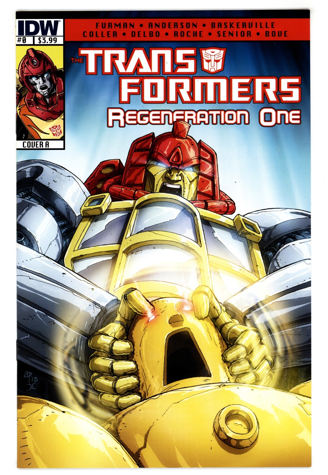 Transformers: Regeneration One #0/A NM 9.4 2013 Andrew Wildman Cover