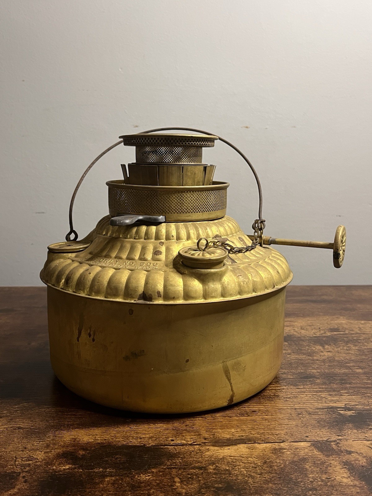 VTG PERFECTION KEROSENE OIL STOVE HEATER BURNER FUEL TANK #500 W WICK FUEL GAUGE