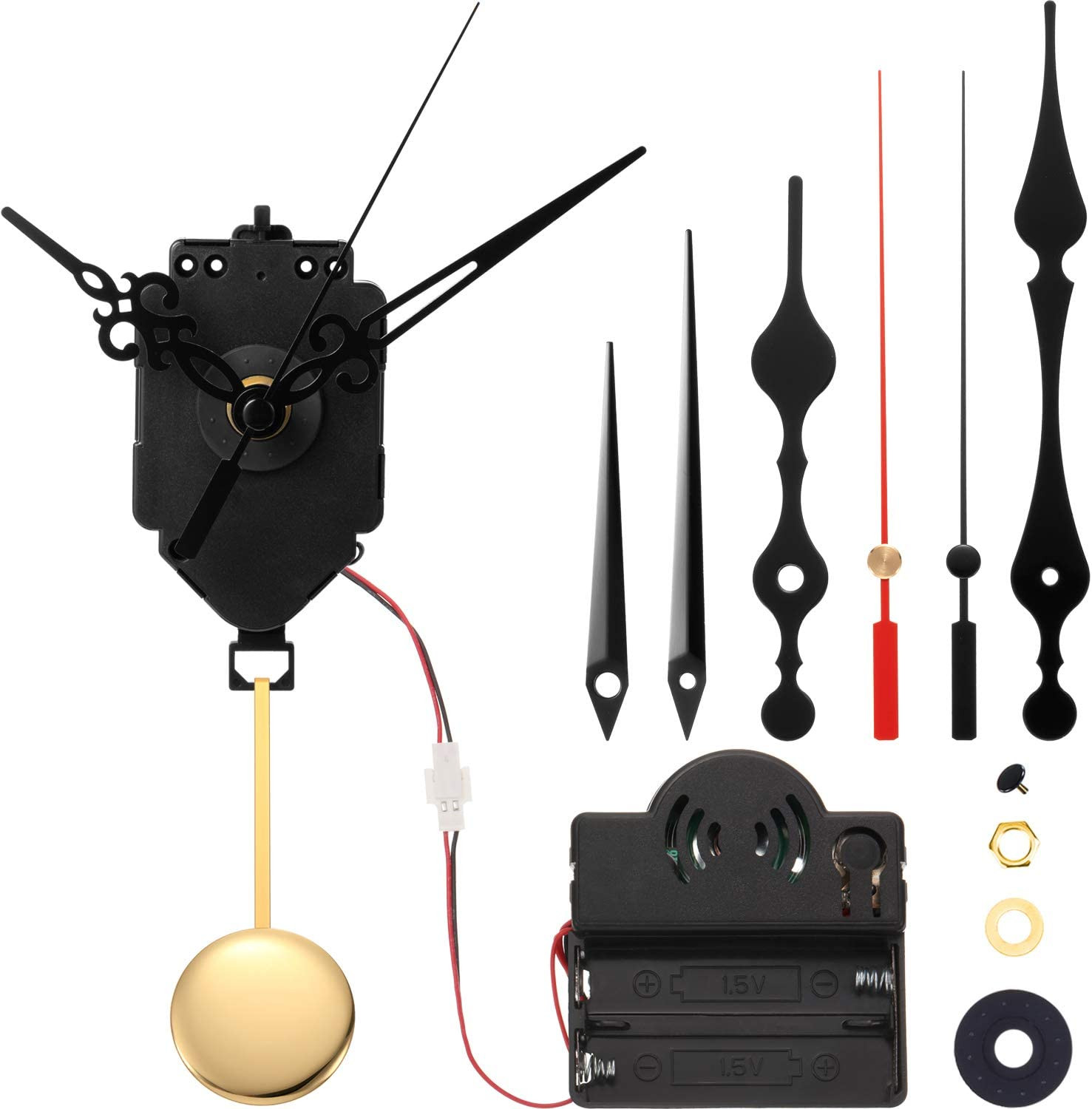 Westminster Chime Quartz Pendulum Clock Movement Wall Hand Mechanism Repair Kit