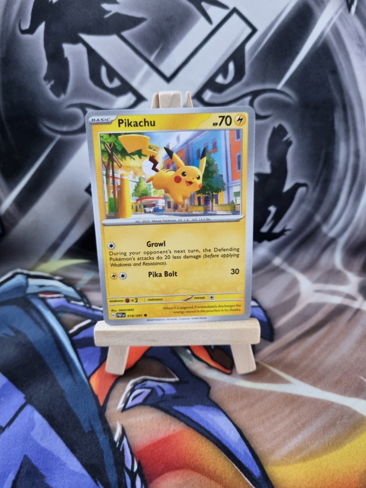 Paldean Fates–Pikachu-Common — 018/091