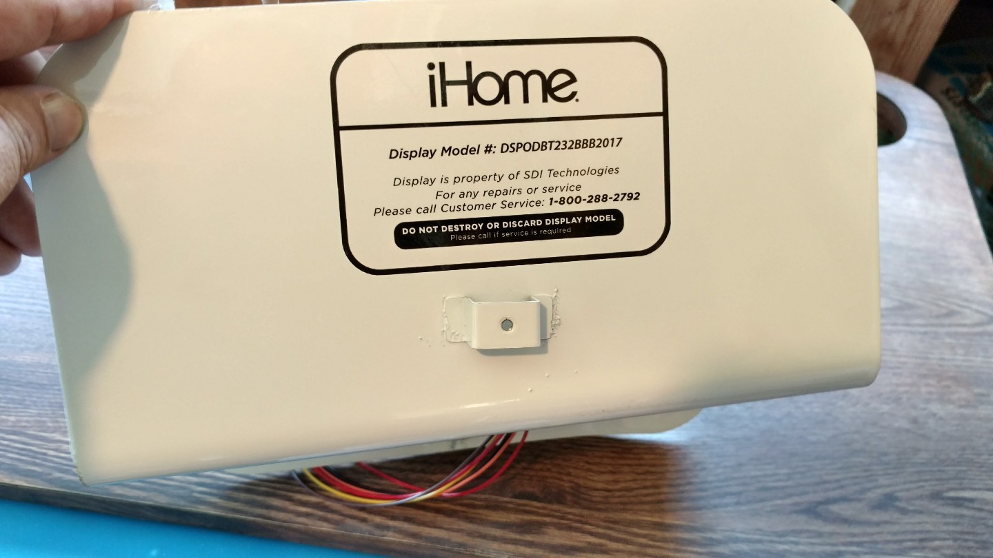 IHome Bluetooth Speaker Display