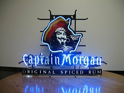 Captain Morgan original spiced Rum Neon Light Sign 17″x14″ Bar Man Cave Artwork