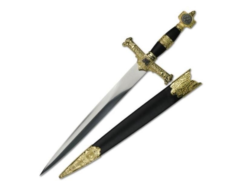 22″ KING SOLOMON MEDIEVAL Historical SHORT SWORD w/ Scabbard