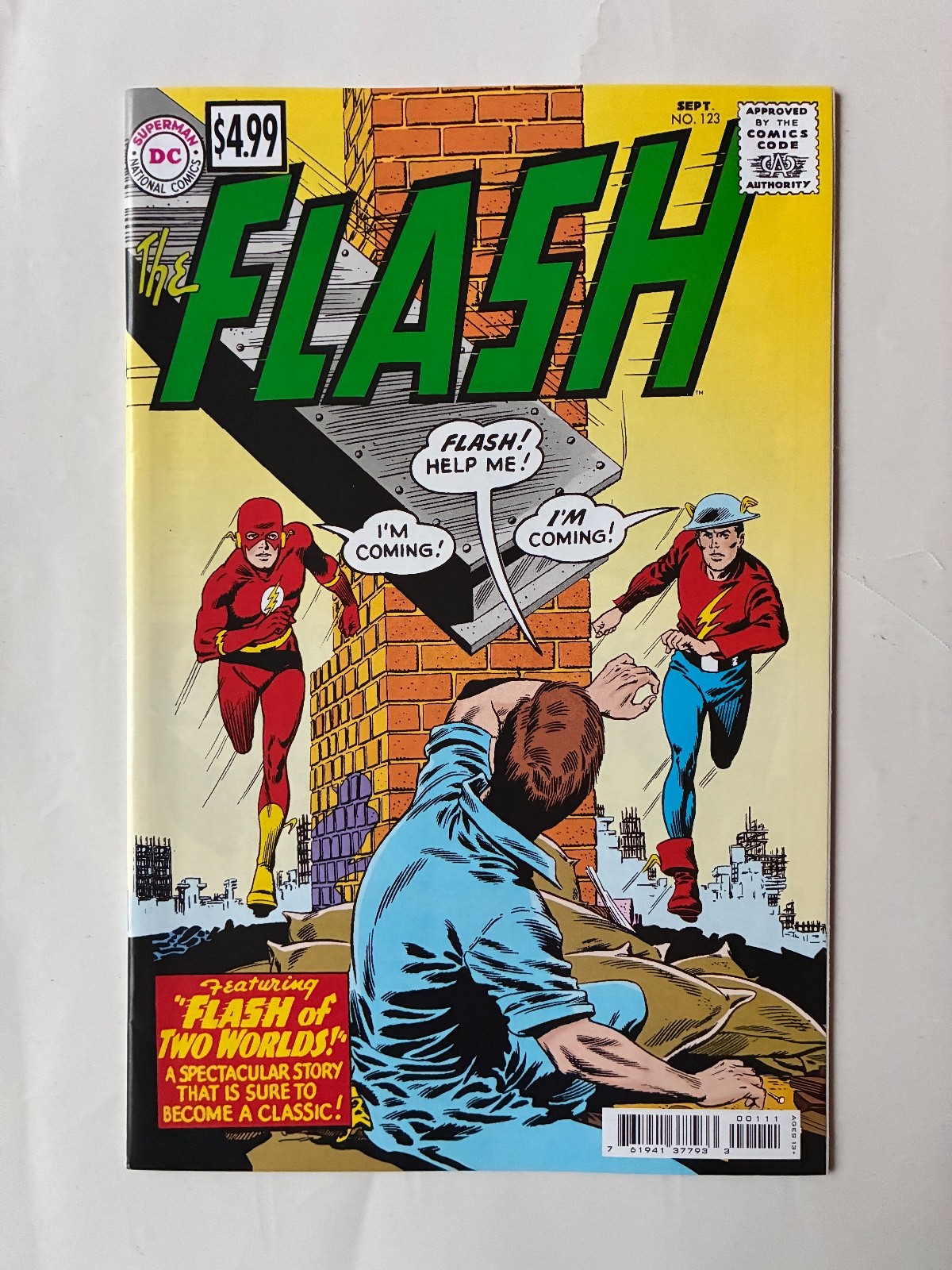 Flash #123 (2024) Facsimile Edition | 1st G.A. Flash in S.A. | BRAND NEW NM/NM+