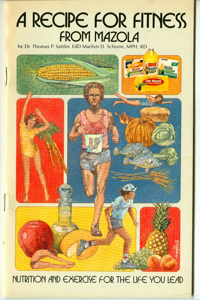 Vintage 1960s MAZOLA Corn Oil “A Recipe for Fitness” Advertising Cookbook!