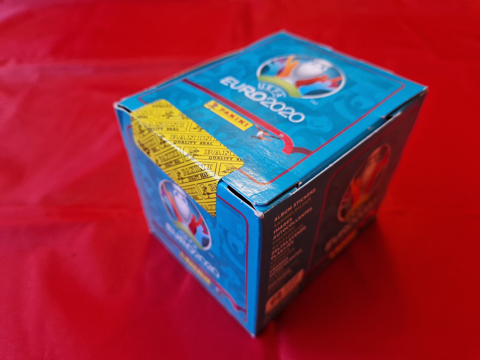 Panini Euro 2020 No Preview Euro 20, sticker box/display, 50 packs, Rookie Mbappe