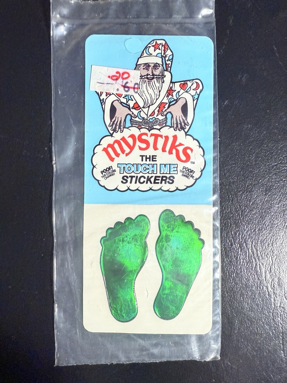 Mystiks Oilies Touch Me! Sticker Foot Mood Changing Color Liquid