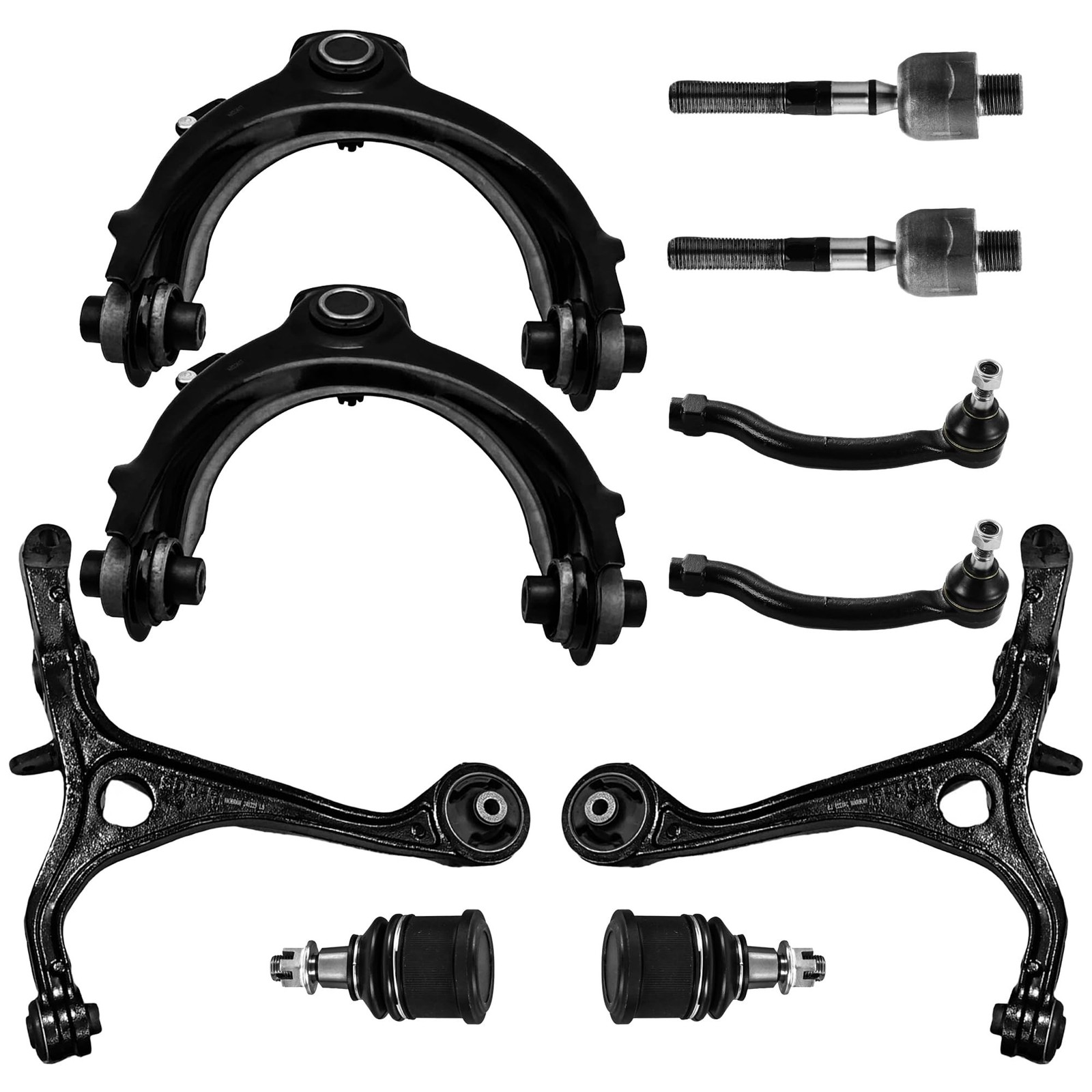 Front Upper and Lower Control Arm Kit Compatible With 2004-2008 Acura TSX, 20…