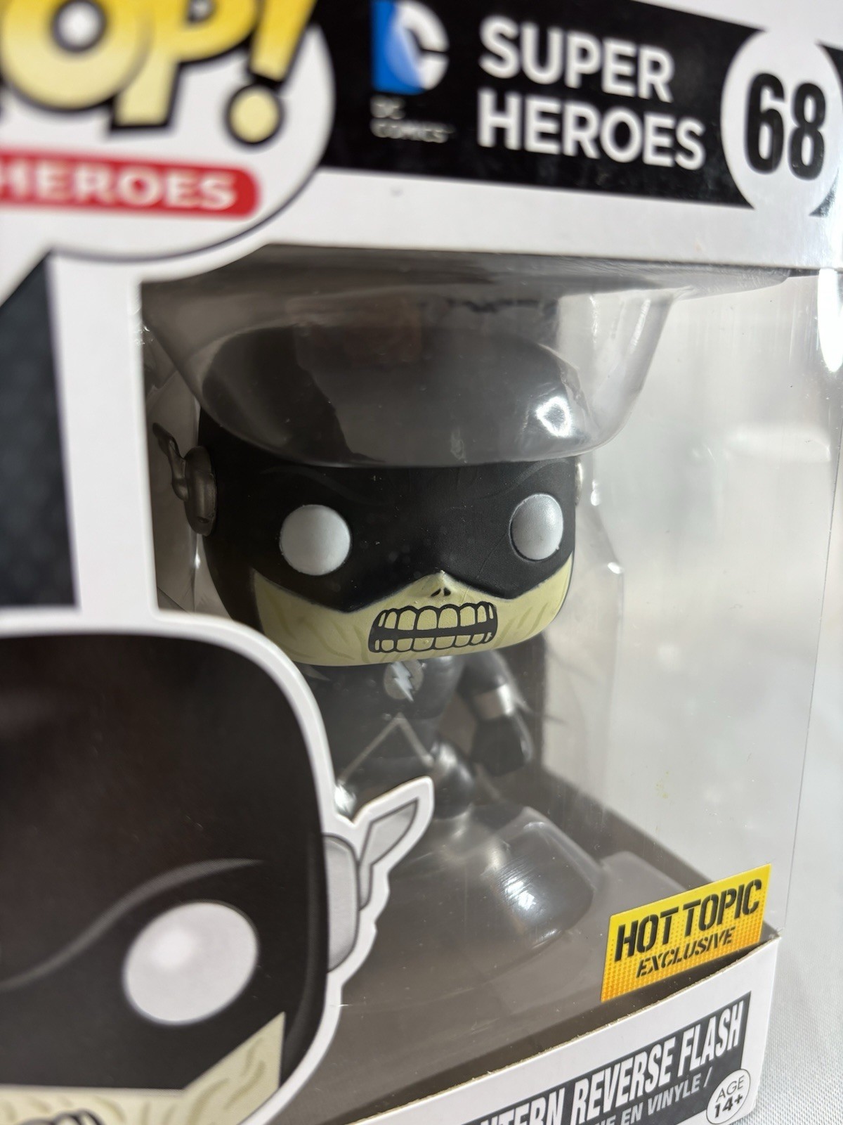 Black Lantern Reverse Flash Funko Pop Hot Topic Exclusive Zombie *Damaged Box*