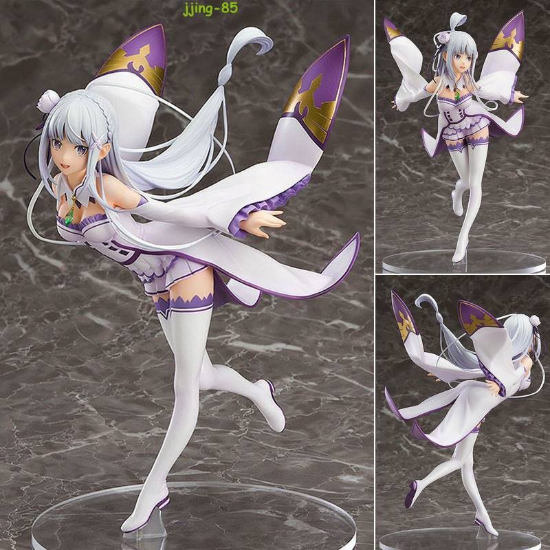 22CM Re:Zero – Starting Life in Another World Emilia PVC Figure Model Ornaments