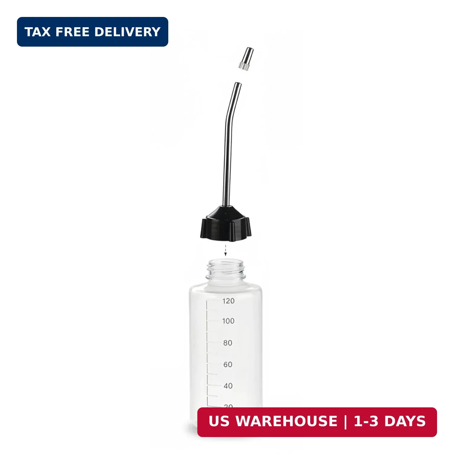 3 Pcs Needle Oiler (4 OZ), Precision Gun Oil Bottle, LDPE Oil Applicator with Ex