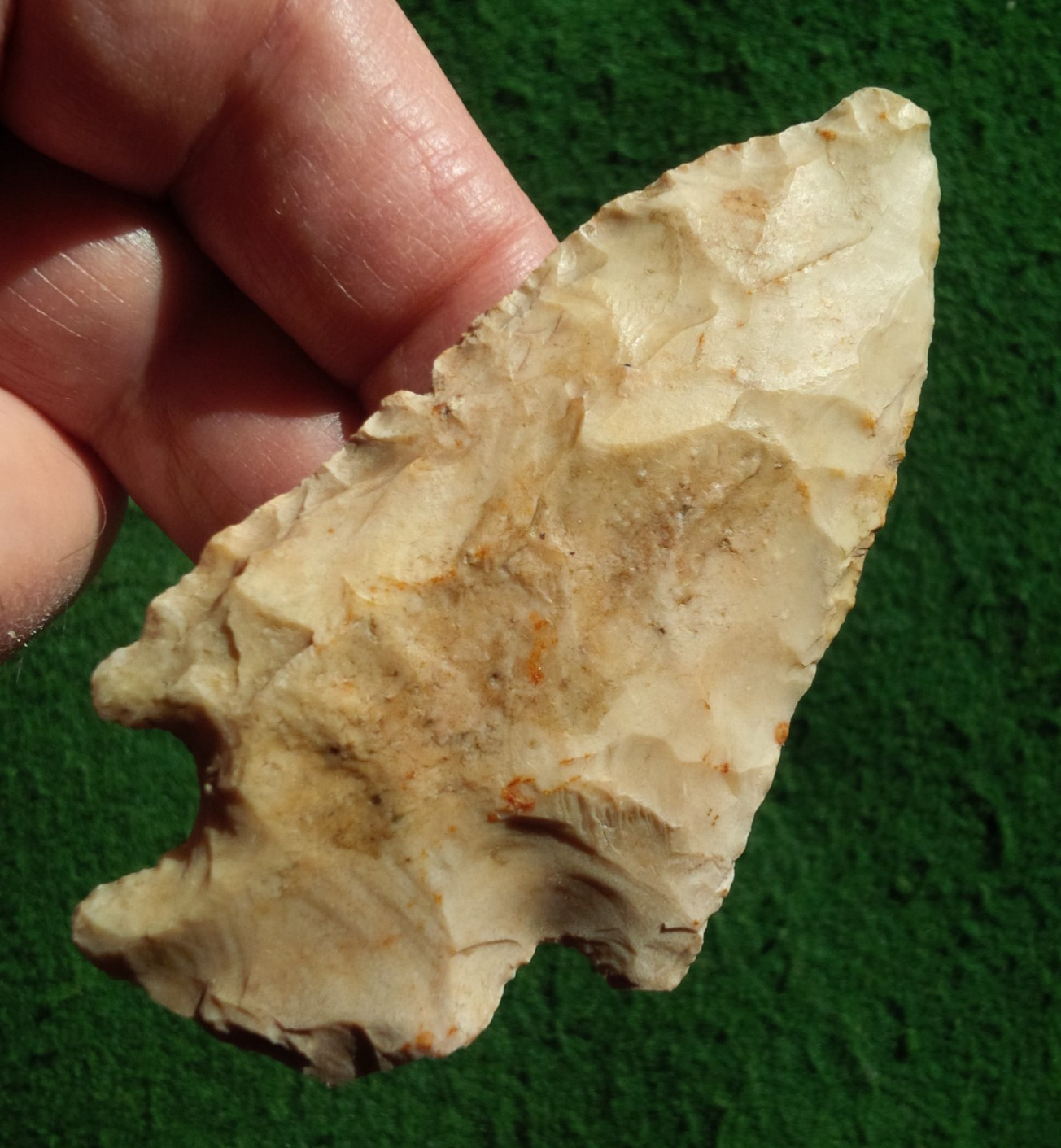 3-3/8″ KIRK CORNER NOTCHED OHIO ARROWHEAD AUTHENTIC PROJECTILE POINT ARROWHEAD